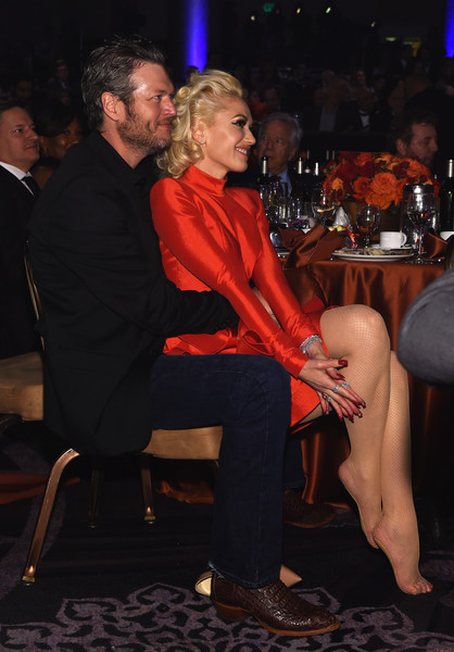 When She and Blake Were Extra Cute at the 2016 Pre-Grammy Gala